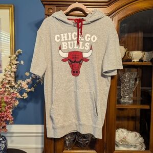 Chicago Bulls Gray Hoodie with Red Accents